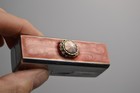 Vintage Mcm Lipstick Compact Holder Mirrored Cosmetic Rhinestones Retro Purse