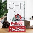 Meetyamor Christmas Decor  Large Size 3-layered Wood Block With In Mywd-8032 
