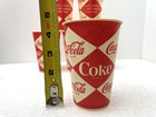 Vintage 1960s Coca-cola Coke Wax Paper Cups 12oz Soda Vending Collectors Dixie
