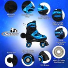 Nattork Kids Roller Skates For Girls Boys  4 Size Adjustable Panda Quad Skate   