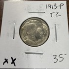 1913 P Type 2 Buffalo Nickel Indian Head Nickel Five Cents Coin