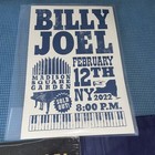 Billy Joel 2 12 22 Msg Original Concert Lot Nyc  Madison Square Garden New Mint