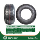 Set 4 Golf Cart Tires 18x8 5-8 6ply Tubeless Tire Multi-terrain Tire