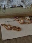 Gold Vintage Style Women   s Elegant French Inspired Camellia Flower Round Watch