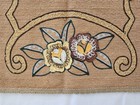 Vintage Punch Needle Embroidered Pair Arts   Crafts Style Table Mats placemats