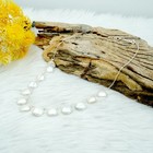 925 Sterling Silver Freshwater Pearl Choker Necklace  Handmade Wedding Jewelry