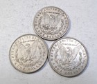 Morgan Silver Dollars -lot Of 3 -consecutive Yrs 1878-1880