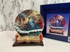 Mystical Collectable Wizard Scene Plate 7 1 4     With Stand Nib