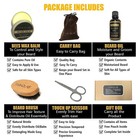 Beard Grooming Balm Oil Kit For Men Face Care - Trimming Gift Set