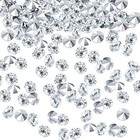 10000 Clear Wedding Table Scatter Confetti Crystals Acrylic Diamonds 3mm Silver
