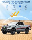 Sunshades For 2019-2025 2026 Ford Ranger 4door Windshield Sunshade Side Rear Win