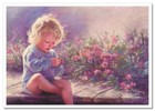 Pretty Little Baby Flowerets Summer Day Kids Art New Modern Postcard