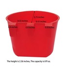 40 Pack Cage Cups Birds Feeders Seed Bowl Chicken Feeding Watering Dish Rabbi   