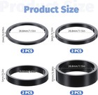 8 Pcs Bicycle Headset Spacer  Aluminum Alloy Bike Headset Stem Spacers Threadles
