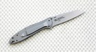 1660r Kershaw Random Leek Pocket Knife Plain Blade Flag Logo Assisted  New Blem