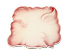 Vtg De Forest Of California Oyster Plate Dish Serving Tray Cream Mauve Mcm 11 