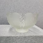 Vintage Floral Daisy Design Satin Frosted Glass Light Lamp Shade 3    Fitter