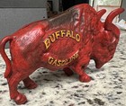 Buffalo Gasoline Oil Cast Iron Piggy Bank 
