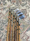 Antique Hickory Wood Shaft Geo Nicoll 6 Club Refurbished Playset D0-d6