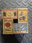 Collectible Vintage Safety Match Book Lot  8 Match Book Lot  - Safety Matches 