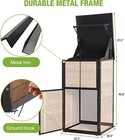 Gutinneen Package Delivery Boxes For Outside  Metal Frame Large Parcel Drop Box
