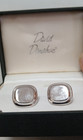 David Donahue Sterling Silver Suare Cuff Links
