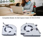 Laptop Cooling Fan For Dell Vostro 15 7510 16 7610 Laptop  Cpu Gpu Cooling Fan