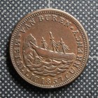 1837 1841 Hard Times Token Webster Credit Currency Van Buren Ht-22 Low 64 Copper