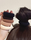10pcs Mixed Color Thick Elastic Scrunchies Hair Ties Set -  Hair Ties Hair Rope