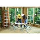 Louisville L-2032-03 Sawhorse Ladder  Aluminum  34  W X 37  H