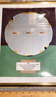 Genuine Ibm 8  200mm Silicon Semiconductor Wafer In Brass Frame 14  X 11  Framed