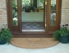 Half Round In-laid Doormat Heavy Big Front Door Large Rug Floor Carpet Thick Mat
