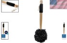 Exfoliating Loofah Brush  Body Scrubber With Rubber Handle For Shower  Bath S   