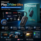 Ottocast Play2video Ultra Wireless Carplay Android Auto Netflix Youtube
