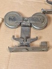 2 Pair - Antique Pocket Door Roller Wheel Pulley Hangers   1920  