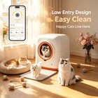 Automatic Self-cleaning Cat Litter Box Xl-capacity For Multiple Cats App Control
