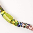 Millefiori Mixed Venetian With Chevron Trade Beads 30 Inch