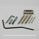 New Gotoh 510ts-fe1 Non-locking 2 Point Tremolo Bridge 37mm Steel Block - Black