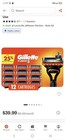Gillette Fusion 5 Razor Blades 12 Refill Cartridges - New And Sealed