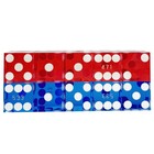 Precision 19mm Casino Craps Dice Set Of 10 - Razor Edges  Blue   Red  Aaa Grade