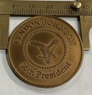 Lyndon B Johnson Lbj 36th President Of The United States Coin Medal