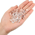 220 Pieces Round Clear Glass Cabochons Transparent Glass Dome Tiles Flat Back Gl