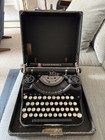 Antique Underwood Standard Portable Typewriter  Functioning Keyboard