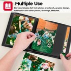  Photo Album 5x7 Holds 64 Photos Black Inner Pages With Strong Elastic Ban