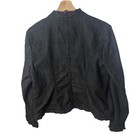 Victorian Jacket Steampunk Style Black Beaded Ruffle Denim Dark Academia Y2k M