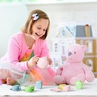 Porcelain Tea Set For Little Girls   Kids Tea Party Toy With Teacups And Sauc   