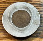 1890 Russell Sage s Lucky Encased Penny Nice Original Pocket Piece Chrc