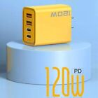 120w 4-port Usb C Fast Wall Charger Block For All Cell Phone Ipad Lot