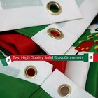 New 3   x5    Polyester Mexico Flag Mexican Country Outdoor Banner Grommets