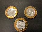 Lot Of 3 Casino Silver Strikes  999   1 8 Troy Oz   25